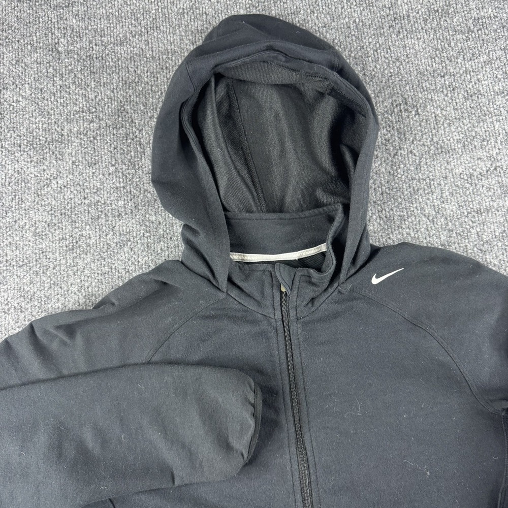 Nike Hoodie Womens S Black Dri-FIT Pullover Sweatshirt Running Fleece 465372-011